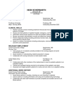 Heidi Scherbarth Nursing Resume