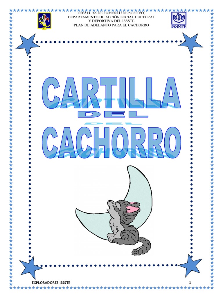 Cartilla Del Cachorro | PDF | Exploración | Naturaleza, image size:768x1024