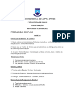 PROGRAMAS DAS DICIPLINAS SELEÇÃO DE MONITORIA 20181 (1)