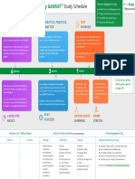 Gam Study Schedule
