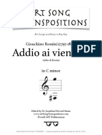 Addio Ai Viennesi (C Minor) - Rossini