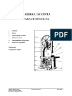 01 Tecnologia Maquinas Sierra Cinta Caracteristicas Madera PDF