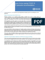 Informe de La OMS Sobre El Coronavirus