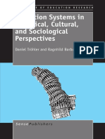 Education Systems in Historical Cultural and Sociological Perspectives PDF
