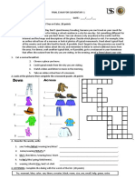 Final Exam - Elementary 1