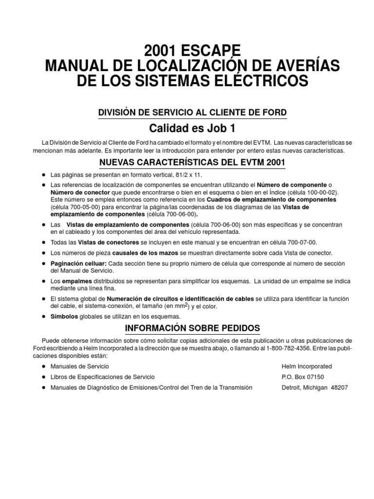 2018 FORD ESCAPE OWNERS MANUAL PDF FREE DOWNLOAD visual data 8