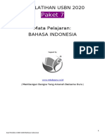 Soal Prediksi Usbn 2020 Bahasa Indonesia Paket 7