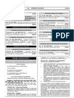 Ley #29364, Modifican Articulos Del Codigo Civil Sobre Las Casaciones