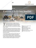 MTH in Eastern Christian Studies 1