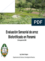 Evaluacion Sensorial de Arroz - Panama - OmarisV