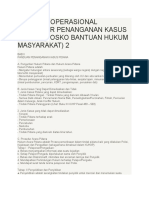 Standar Operasional Prosedur Penanganan Kasus Hukum