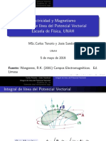 Integral de Linea Del Potencial Vectorial