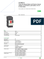 TeSys GV2 Manual Starters and Protectors - GV2ME10