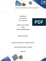 Modelación y simulación de sistemas industriales con programación lineal dinámica