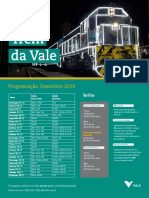 Agenda Trem Da Vale - Dezembro 2019