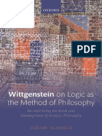 Oskari Kuusela - Wittgenstein On Logic As The Method of Philosophy - Re-Examining The Roots and Development of Analytic Philosophy (2019, Oxford University Press) PDF