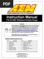 AEM 30-4900 Wideband Failsafe Gauge