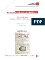 La Vetus Latina Primera Version Latina D PDF