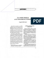 G.Bello Suazo Estudios en La Universidad de ES Núm. 3 (1996)