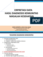 Interpretasi Data Diagnosis Komunitas PDF