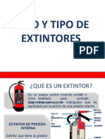 platica uso y tipos de extintores
