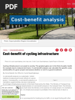 Cycling infrastructure is an economic asset for society as a whole