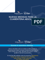 Decretan nuevas medidas de cuarentena en Panamá por el COVID-19