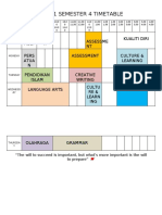 Timetable - Tesl 1 Semester 4 1