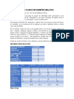 CASO CLINICO DE DIABETES MELLITUS Adulto Mayor