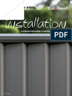 Colorbond Steel Fencing Installation Guide PDF