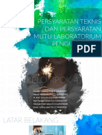 Persyaratan Teknis Dan Persyaratan Mutu Laboratorium