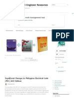 Significant Changes To Philippine Electrical Code (PEC) 2017 Edition - Electrical Engineer Resources PDF