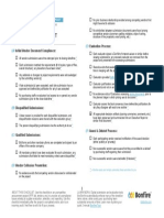 Post Project Evaluating Checklist