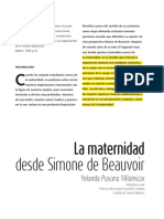 Maternidad Desde Simone de Beauvoir PDF