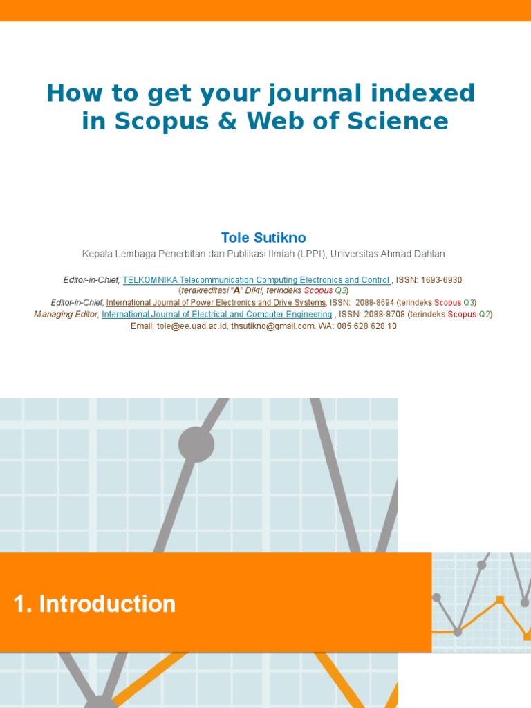 3 How To Get Your Journal Indexed in Scopus and Web of Science | PDF ...