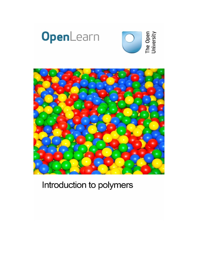 Introduction To Polymers | PDF | Polystyrene | Plastic