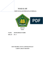 Makalah Akhlak Terpuji Dalam Pergaulan Remaja