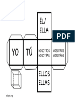 Dado de Pronombres Palabras PDF