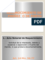 Reconocimiento de Preñez o de Parto - 1