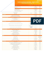 Banco Inter Tabela de Tarifas Pessoa Juridica Vigencia 19 02 2018