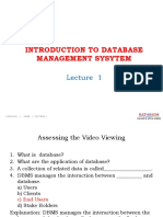 Lecture1 DBMS