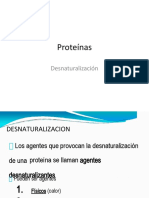 Tema 2 Denaturalizacion y Funciones de Las Proteinas