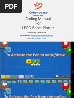 Lego Boost Plotter Coding