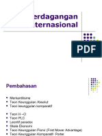 Dasar Teori Perdagangan Internasional