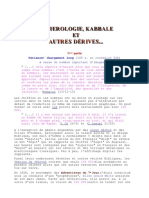 Numerologie Kabbale Et Autres Derives PDF