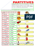 Food Partitives A Box of A Bunch of Information Gap Activities Picture Description Exe - 93708