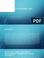 Klausul-Klausul Iso 14000