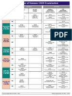 Timetable