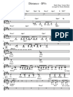 'Distance' - Emily King - BVs Lead Sheet