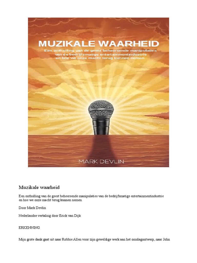 Muzikale Waarheid Door Mark Devlin | PDF, image size:768x1024